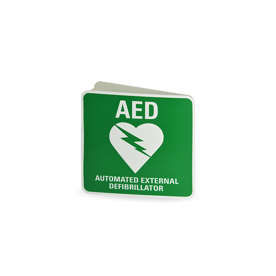 CA10 Angle AED Wall Sign