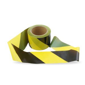 T751005BY Barrier Tape Yellow Black Stripe