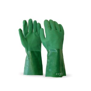 GPVC35D PVC Double Dipped Chemical Resistant Gloves 35cm